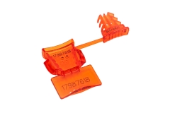 Эксперт М - одноразовая номерная роторная пломба, применяемая с проволокой красный цвет 5000 шт.